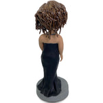 Load image into Gallery viewer, Custom Bobblehead Lady in Black Evening Dress - Personalized Gift for Her