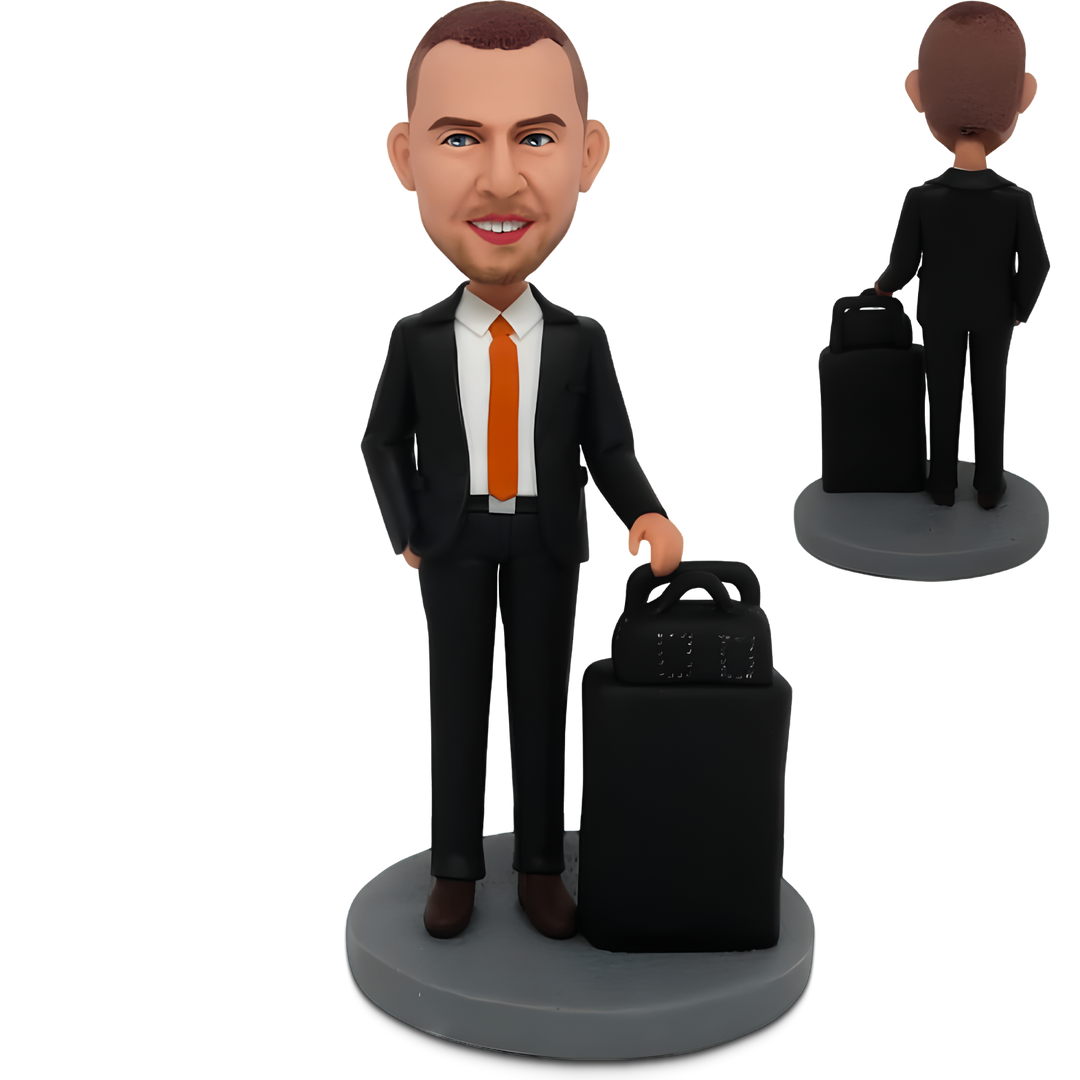 Custom Surgeon Bobblehead With Scalpel - Personalized Doctor Gift for Him