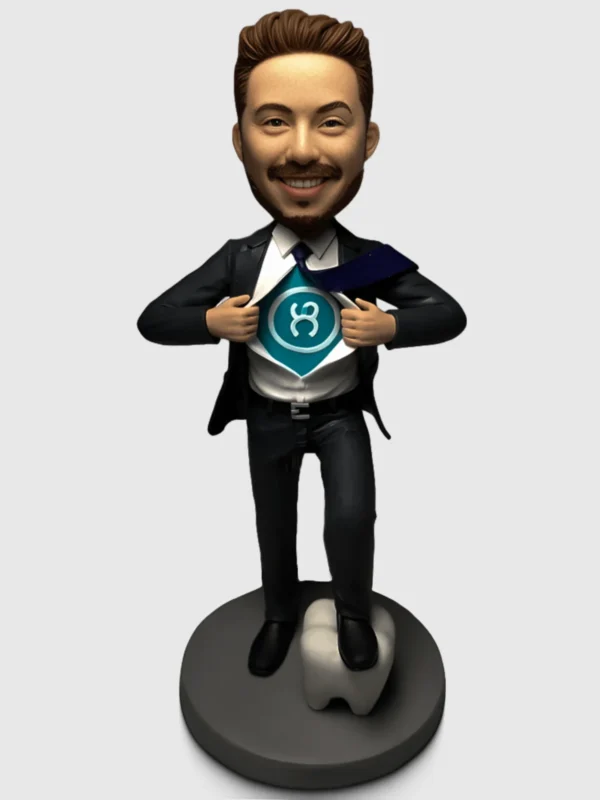 Superhero Boss Bobblehead – A Custom Leadership Hero