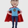 Super Gentleman in Action Custom Bobblehead – A Hero with a Heart